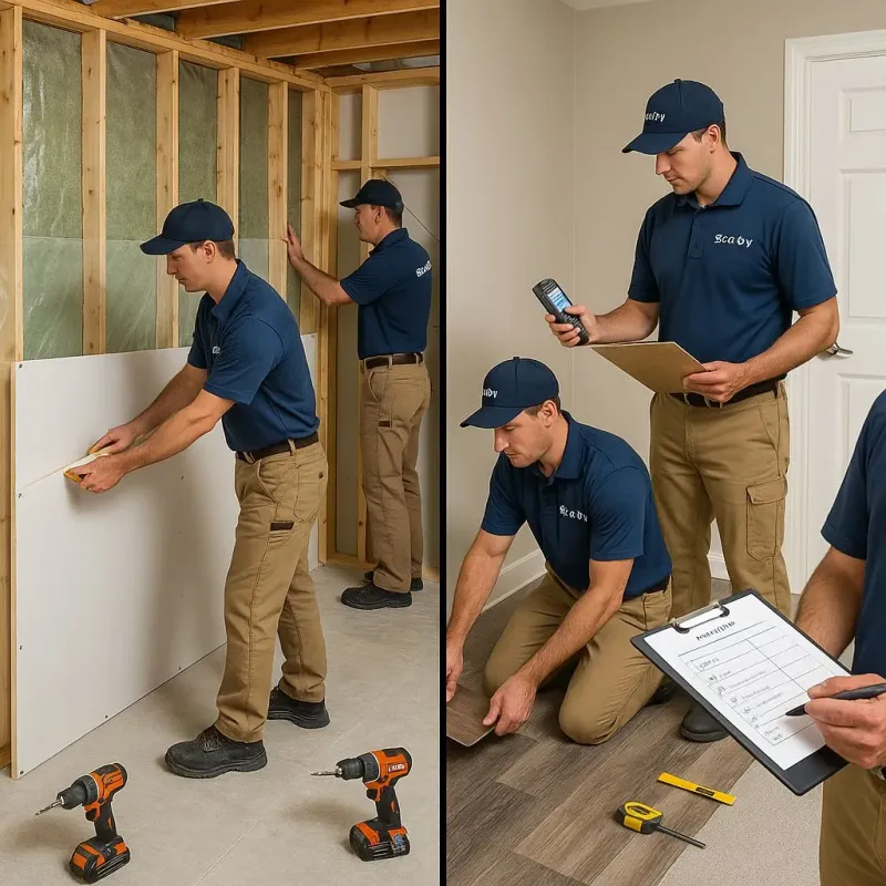 Repairs and Reconstruction process in Marion, NY